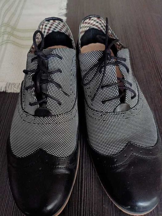 Oksfordki jazzówki skóra zapato r. 38