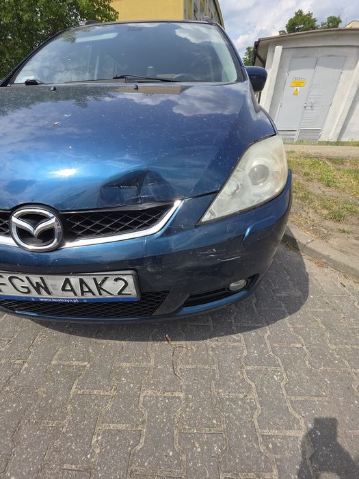 Mazda 5 2.0 uszkodzona, na chodzie