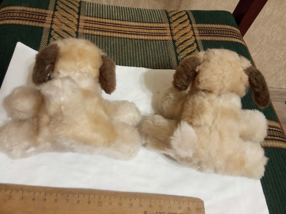 Две собачки мягкие игрушки