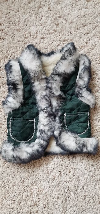 Желетка из овчины детская