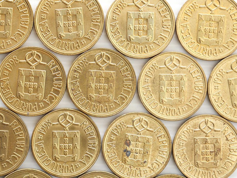 Lote de 15 Moedas 5 Escudos 1998