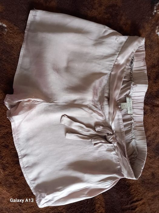 Burberry spodenki krótkie damskie s jedwab