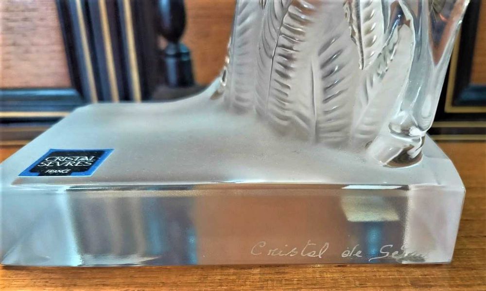 Figura Veado Cristal Sévres