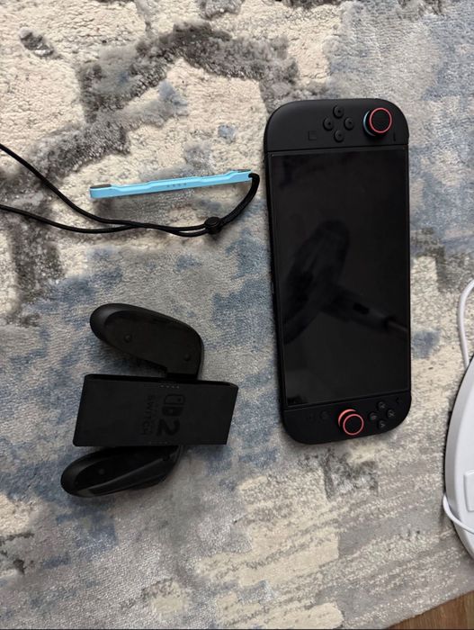 Nitendo switch2 niva com caixa e todos os equipamentos