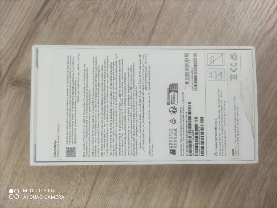 Iphone 16pro  Pro 256gb sim+esim официал