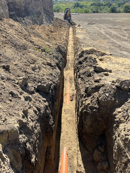 Земляные работы, септик под ключ, монтаж канализации и водопровода