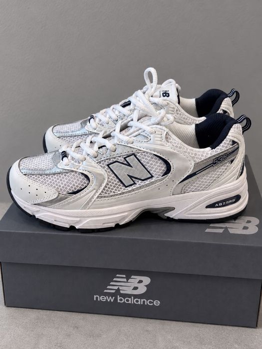 New Balance 530 rozm 39, srebrne białe szare