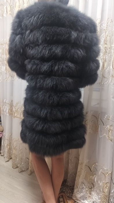 Шуба трансформер мех песца