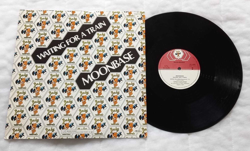 Moonbase Waiting For A Train Maxi 12" Italo-disco