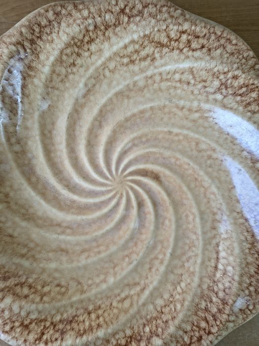 Patera ceramiczna VEB Colditz – Ø 35 cm – Niemcy