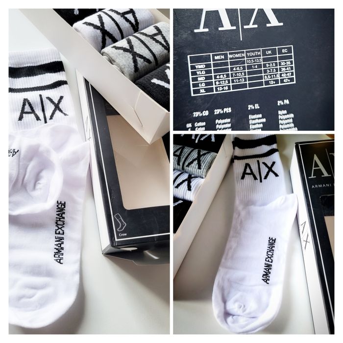 Skarpetki męskie Armani 6-pack  długie