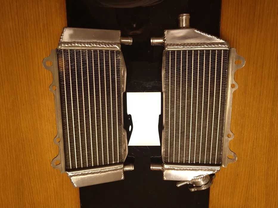 Radiadores Kawasaki KX250 e KX125 e 2003 a 2008 - Aluminio Performance