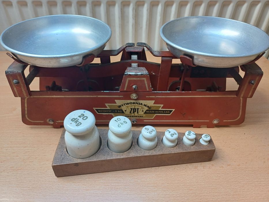 Stara waga szalkowa ZPT przemyśl PRL 1975r