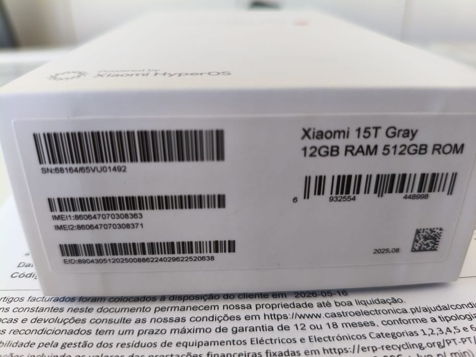 Xiaomi 15T Cinza