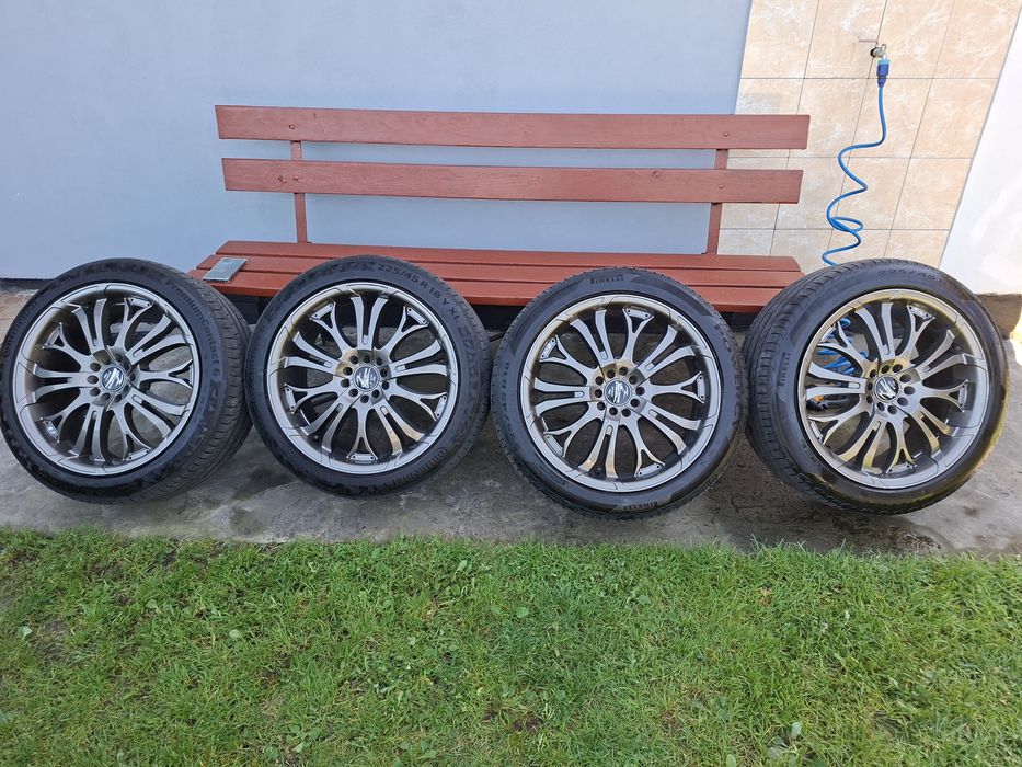Felgi Aluminiowe z oponami Barracuda Tzunamee 225 45 18" Pirelli continental