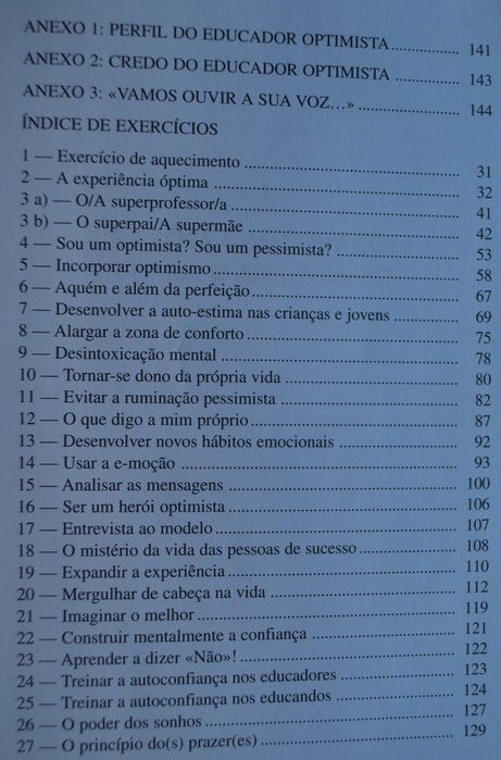 Educar Para O Optimismo (Guia Para Professores e Pais)