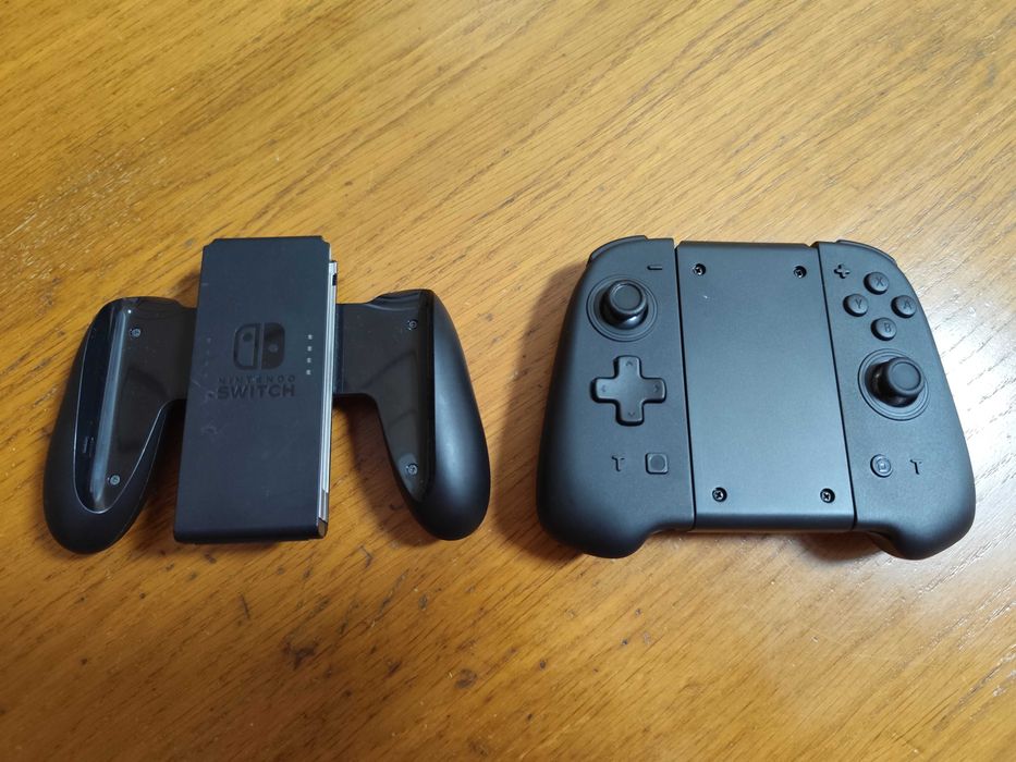 Nintendo Switch OLED (desbloqueada) + cartão 512GB + Acessórios
