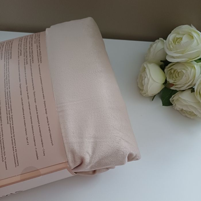 Zasłony welwetowe aksamitne NOWE - 2 komplety