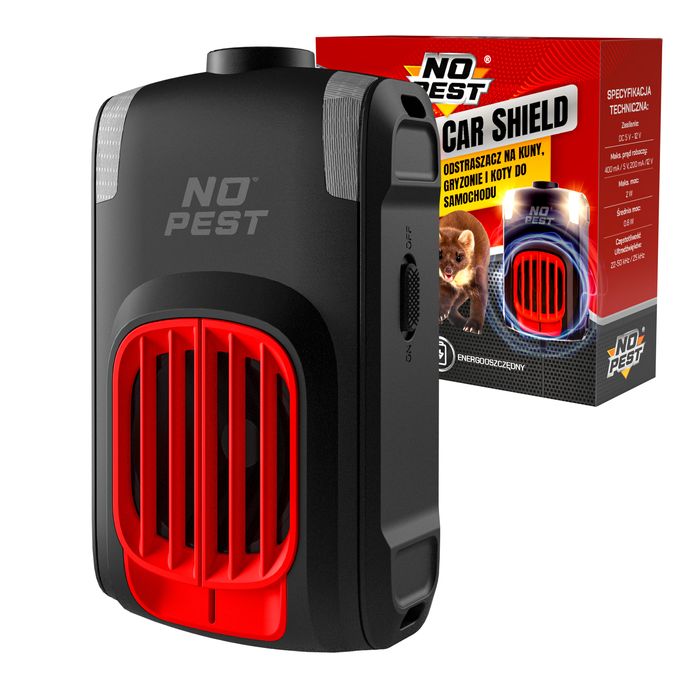 Ultradźwiękowy odstraszacz kun, szczurów, myszy do samochodu No Pest®