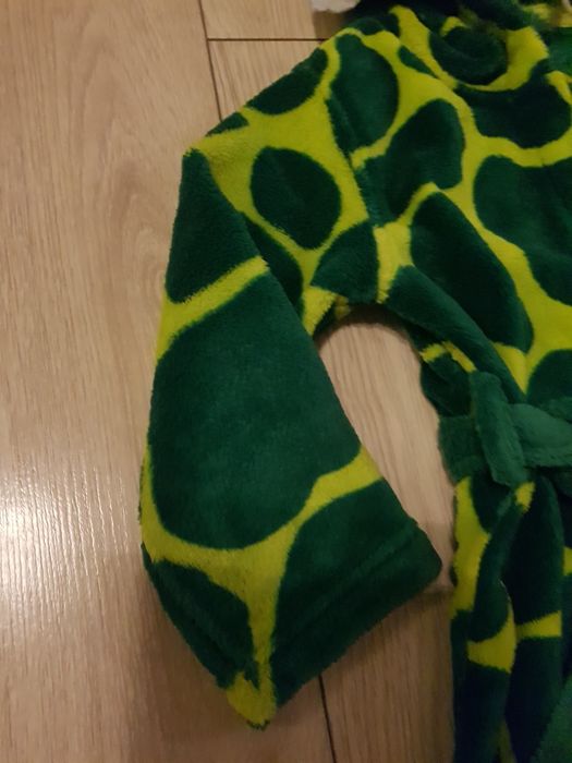Szlafrok na basen  h&m 98-104 dinozaur