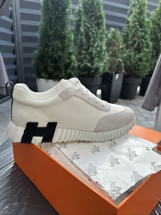 кросівки hermes bouncing  версія люкс білі 36, 38, 39
