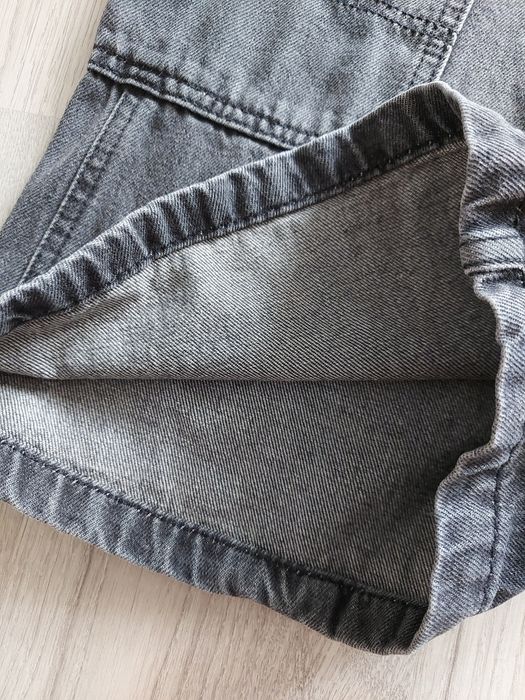 Spodnie Cargo Wide Leg multi pockets H&M Divided | Grafitowe |