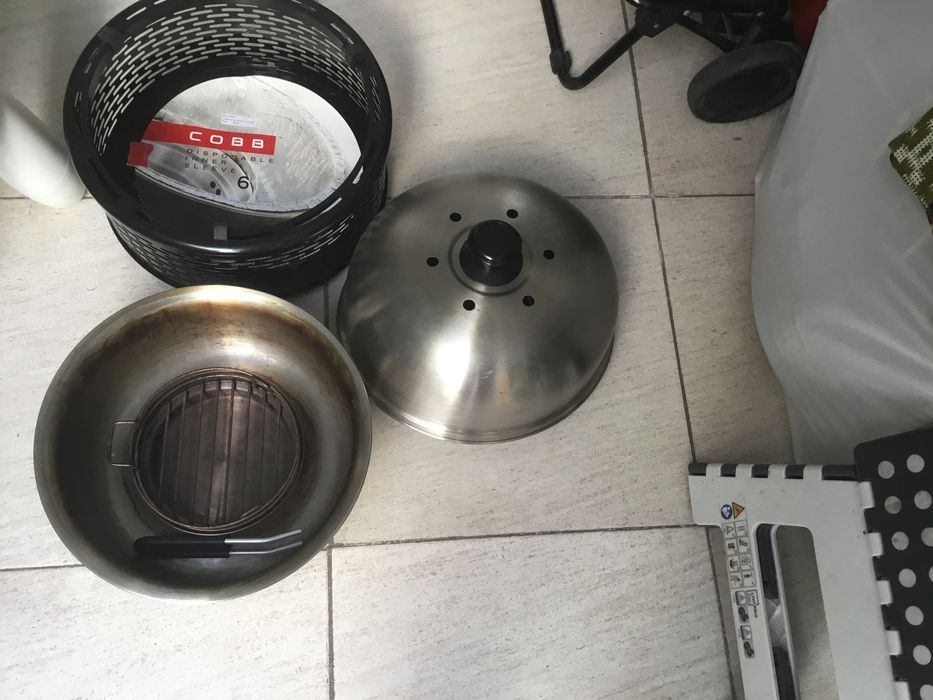 Grelhador a carvao ecologico