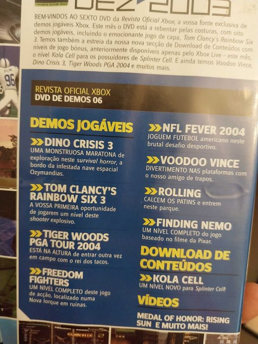 Xbox - vários jogos; demo jogáveis, jogos, consola