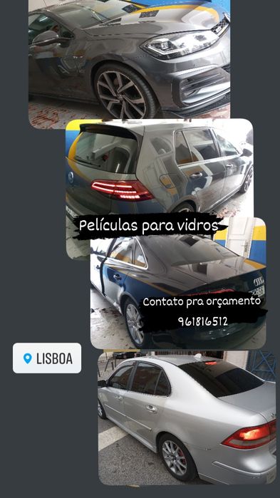 Película para vidros e Ppf faróis