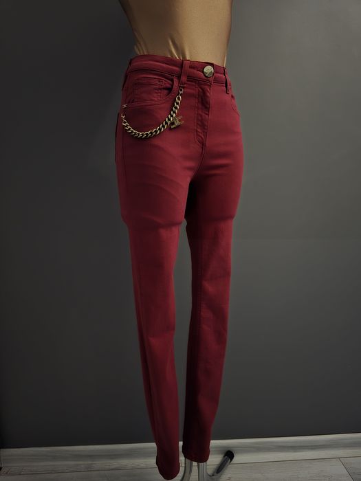Spodnie, jeansy, skinny wyższy stan, Elisabetta Franchi rozmiar 26