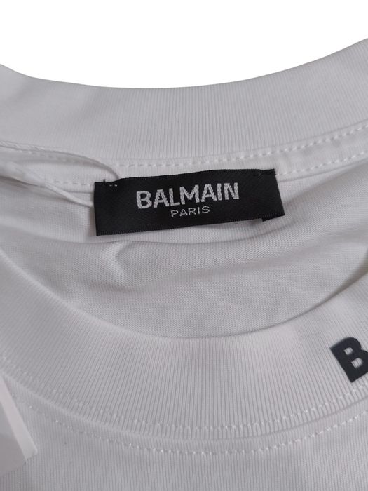 T-shirt Balmain Branca Modelo com corte oversize