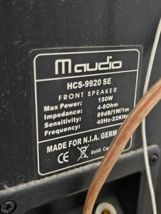 Kino domowe Amplituner Onkyo TX-SR309 DVD BD-SP309 głośniki M-audio