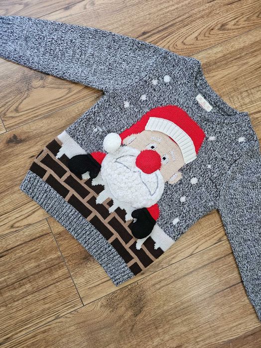 Sweter świąteczny z Mikołajem r. 110