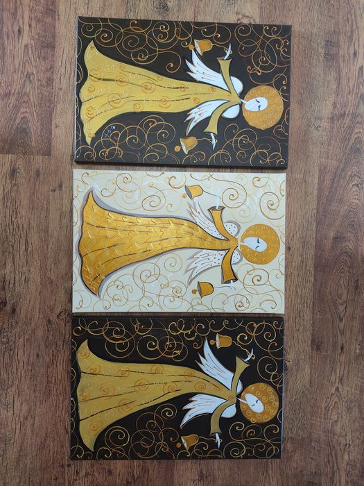 "Beskidzkie Anioły"-piękne obrazy olejne na płótnie!