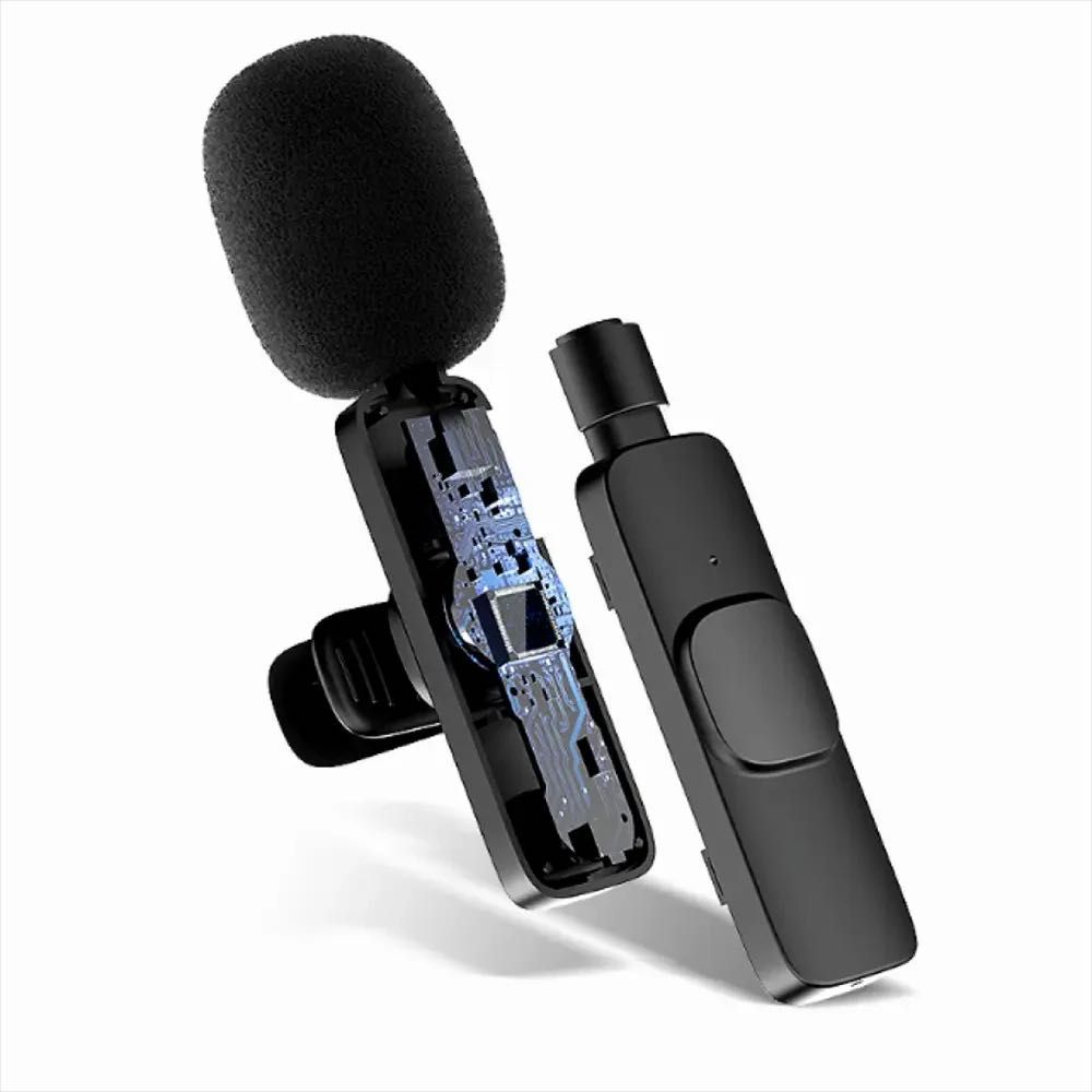 Портативный беспроводной петличный микрофон AND-1 Type-C, Black: 157 ...