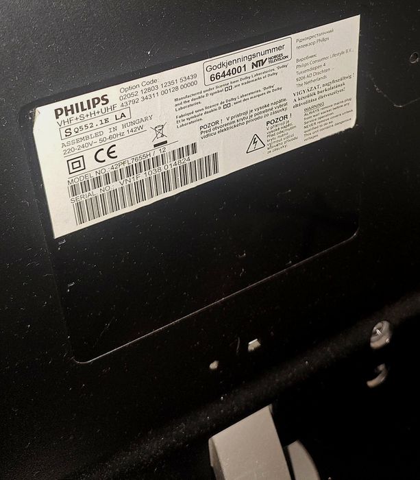 TV Philips Ambilight 42PFL7655H
42PFL7655H/12