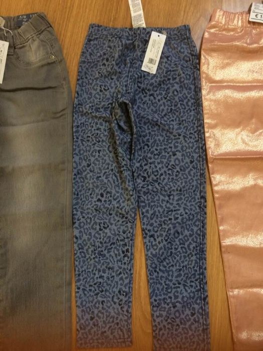 Leggings novas com etiqueta da 5//7 anos várias marcas