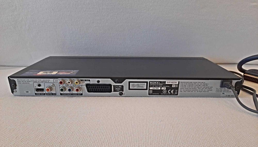 Leitor de CD e DVD Sony DVP NS78H | Com entrada HDMI | Sem Comando