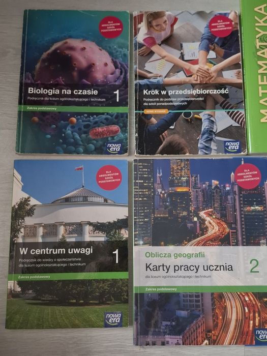 Podręczniki i ćwiczenia do liceum i technikum
