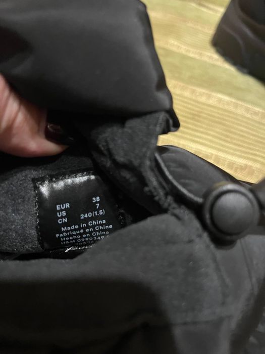 Дутіки дутики дутікі черевики стьогані H&M -38 ,39 , 40, Розпродаж