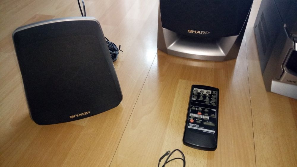 Wieża Sharp, Sony, Technics, Aiwa, Panasonic, JVC MX, Unitra, Diora