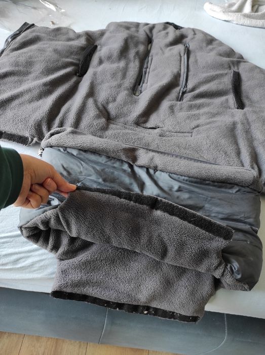 Oryginalny gruby śpiworek do wózka rozbudowany MacLaren rośnie z dziec