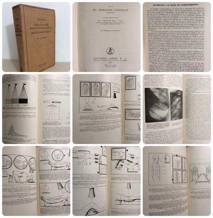 Técnica de la exploración roentgenoscópica y roentgenográfica, 1944
