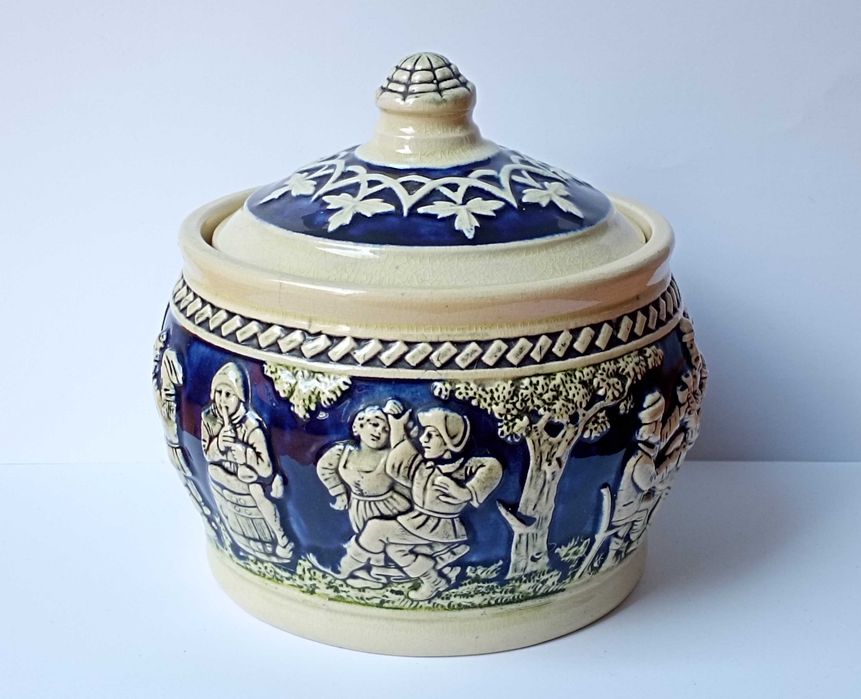 sygnowany pojemnik ceramiczny