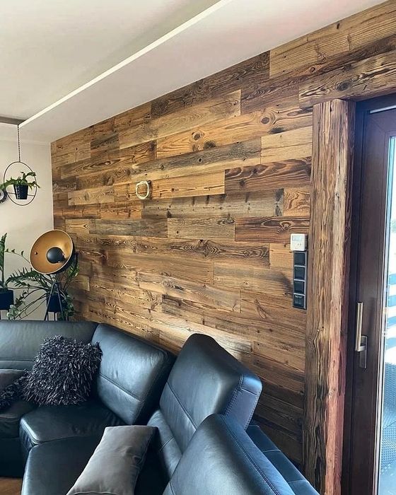 Oryginalne stare deski naturalne drewno na ściany sufit elewacje meble