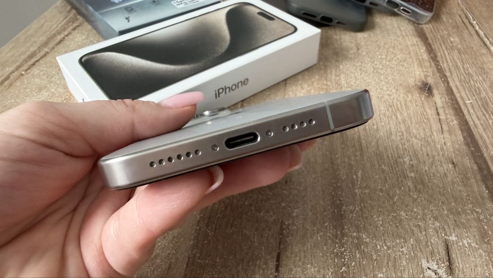 Iphone 15 pro max natural titanium 256 Gb