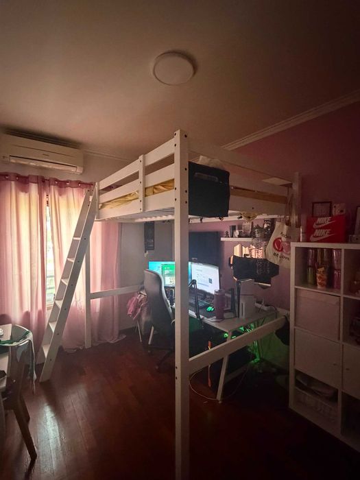 Estrutura de cama alta ikea
