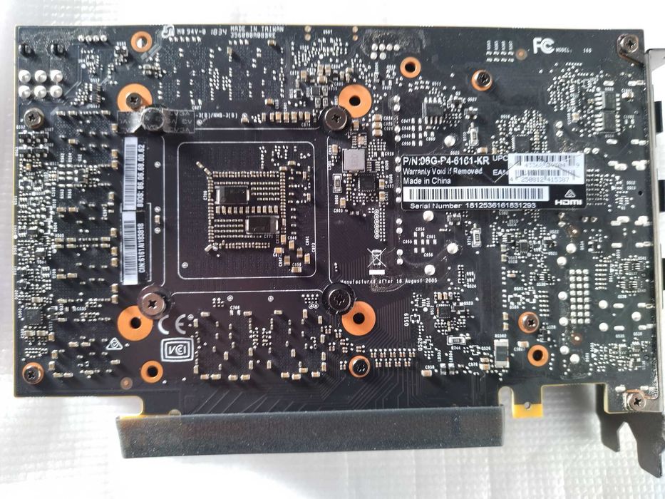 Placa gráfica EVGA GeForce GTX 1060 6GB GDDR5
