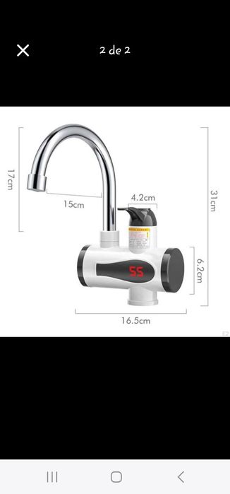 Torneiras elétricas, Água quente instantânea