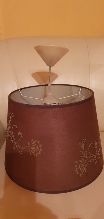 Lampa wisząca brązowa